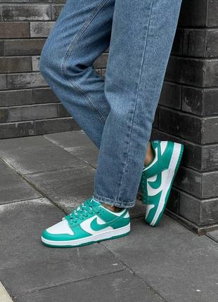 Кросівки жіночі nike sb dunk low ‘green’3 фото