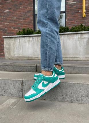 Кросівки жіночі nike sb dunk low ‘green’8 фото