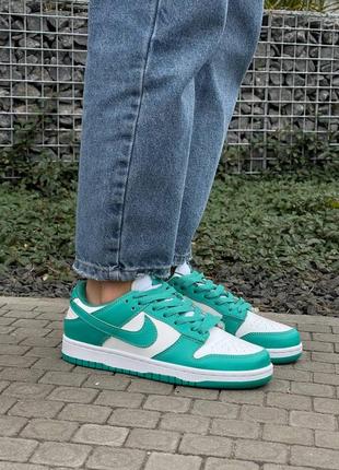 Кросівки жіночі nike sb dunk low ‘green’5 фото