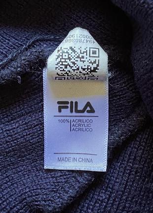 Шапка fila оригінал синя чоловіча4 фото