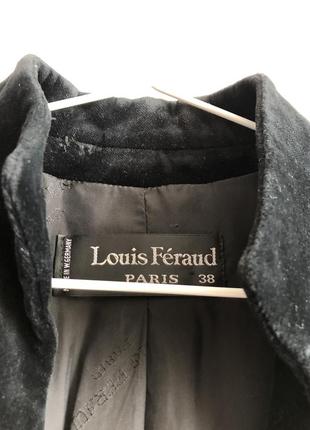 Вінтажний оксамитовий піджак жакет louis feraud3 фото