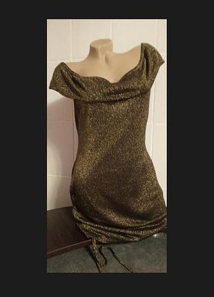 Сукня/туніка з люрексом