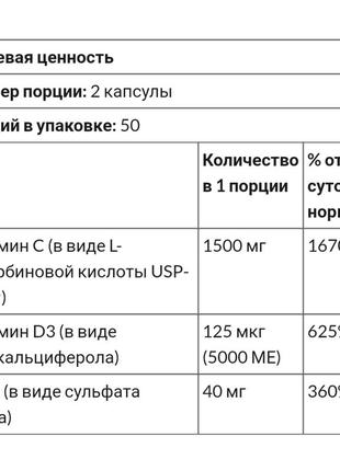 Для імунітету вітамін с, вітамін д3, цинк, сша, вітамін d3, мультивітаміни6 фото