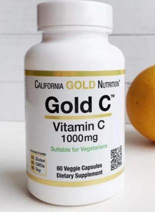 Gold с вітамін с 1000 мг, сша, аскорбінова кислота