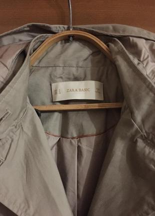 Женский осенне-весенний плащ"zara basic " 2
