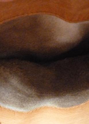 Сапоги luciano carvari кожа 37.7, 24.5 см, италия, коричневые сапожки4 фото