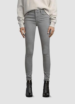 Стильнючие allsaints gray raysun pipe skinny оригінал