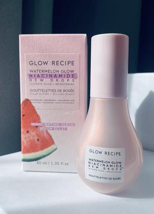 Glow recipe watermelon glow niacinamide dew drops сыворотка для сияния кожи с нициамидом