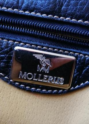 Maison mollerus вместительная кожаная сумка5 фото