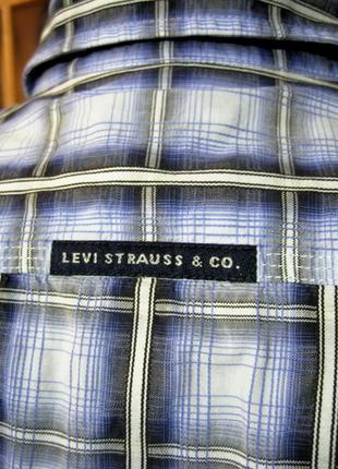 Levi strauss & co (оригинал) легендарная американская рубашка в клетку