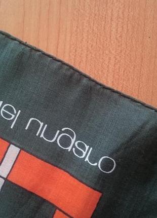 Дизайнерский шелков платок emanuel ungaro3 фото