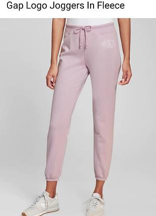 Gap logo joggers in fleece спортивные штаны женские л.3 фото
