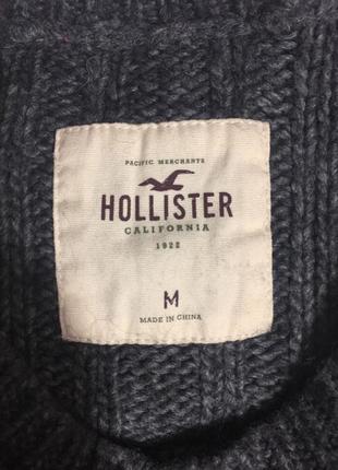 Серый свитер hollister3 фото