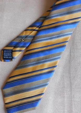 Стильный шелковый галстук, бренд tie rack. 100% silk seda.1 фото