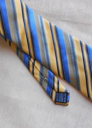 Стильный шелковый галстук, бренд tie rack. 100% silk seda.4 фото