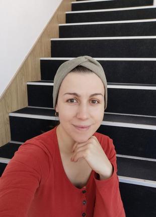 Пов'язка жіноча дитяча в'язана осінь