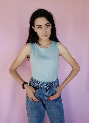 Боди-майка однотонный nasty gal мятный