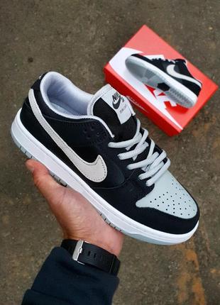 Кросівки nike sb dunk pro grey black8 фото