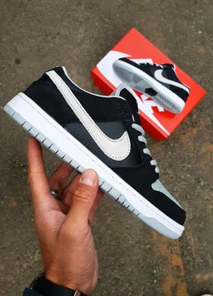 Кросівки nike sb dunk pro grey black9 фото