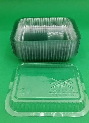 Крышка pet на алюминиевый контейнер sp24l 100 штук (1 пачка)