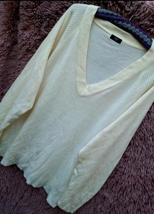 Подовжена кофтинка зглибоким вирізом