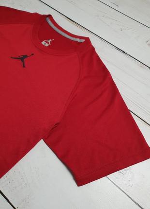 Чоловіча спортивна футболка nike jordan dri fit / найк джордан драй фіт оригінал / бордова червона4 фото