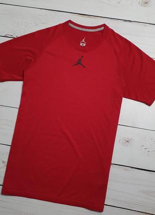 Чоловіча спортивна футболка nike jordan dri fit / найк джордан драй фіт оригінал / бордова червона