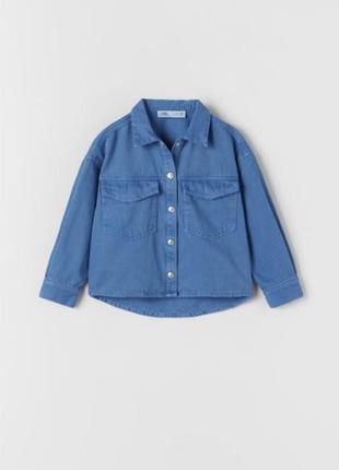 Рубашка джинсова zara
