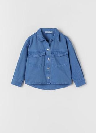 Рубашка джинсова zara