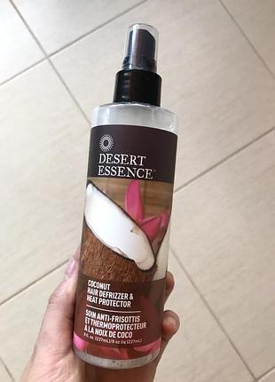 Спрей термозахист для волосся з кокосом desert essence