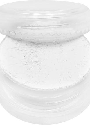 Втирка в баночке неоновая белая.