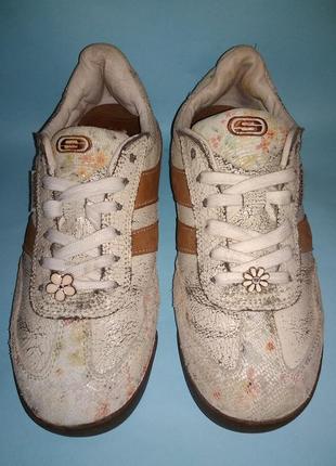 Кроссовки skechers floral винтаж eur 39 кожа2 фото