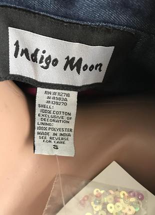 Шикарний плащ з вишивкою розмір 10 indigo moon3 фото