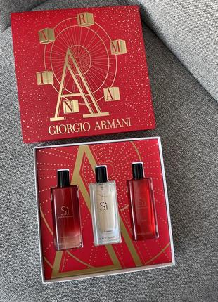 Giorgio armani si набор armani si passione armani si passione eclat молекула chance