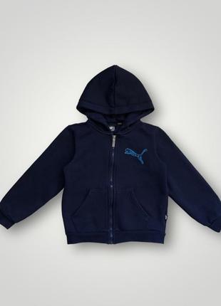 Толстовка, худи, кофта puma оригинал на мальчика 7-8 лет