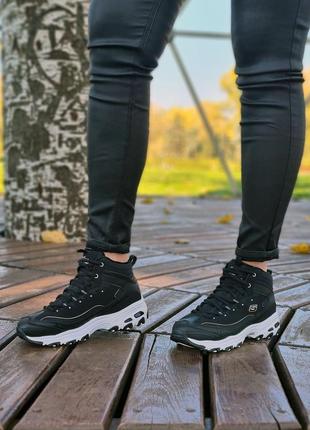 Женские ботинки skechers dlites cozy dreams оригинал.3 фото