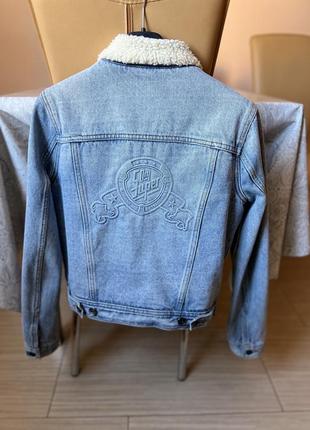 Куртка джинсова тепла superdry2 фото