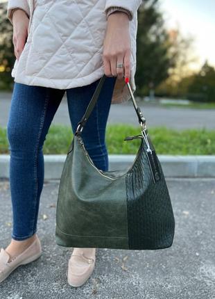 Сумка жіноча зі вставкою briciole італія s01-0425