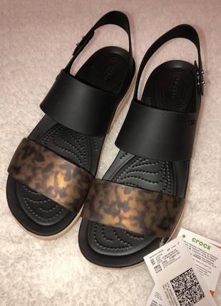 Женские босоножки crocs brooklyn. оригинал. новые. w8, w9, w103 фото