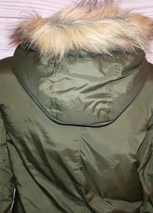 Осенне - зимняя демесенная женская курточка с мехом, 44-468 фото
