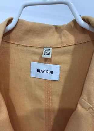 Пиджак 40 р. biaggini лён розпродаж ‼️5 фото
