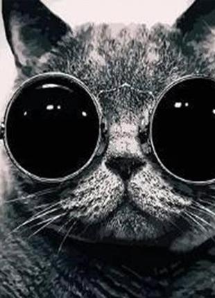 Алмазна вишивка. картина на підрамнику "березневий кіт", розмір 20х30 см