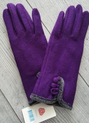 Теплые женские перчатки из кашемира