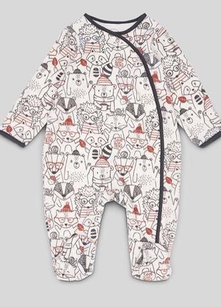 C&a махровий чоловічок піжама боді 86