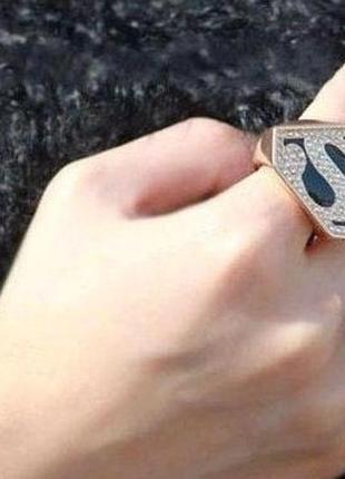 Кольцо "перстень супермэна"4 фото