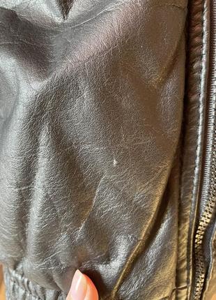 Шкіряний бомбер nico