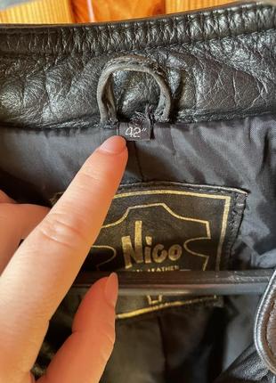 Шкіряний бомбер nico