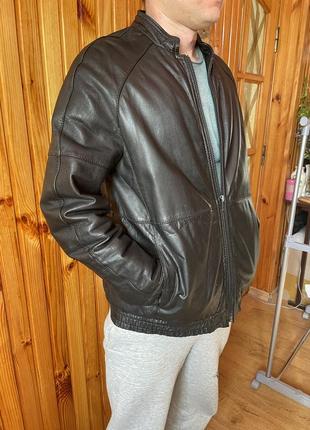 Шкіряний бомбер nico