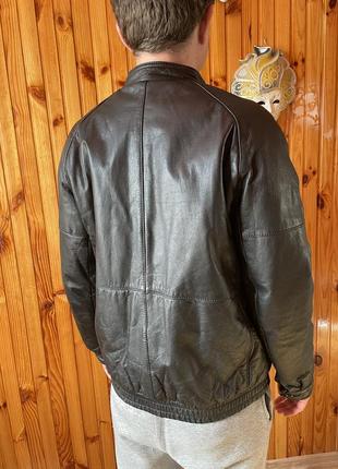 Шкіряний бомбер nico