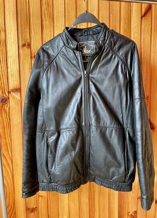 Шкіряний бомбер nico